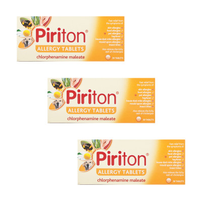 Piriton Tablets three Pk